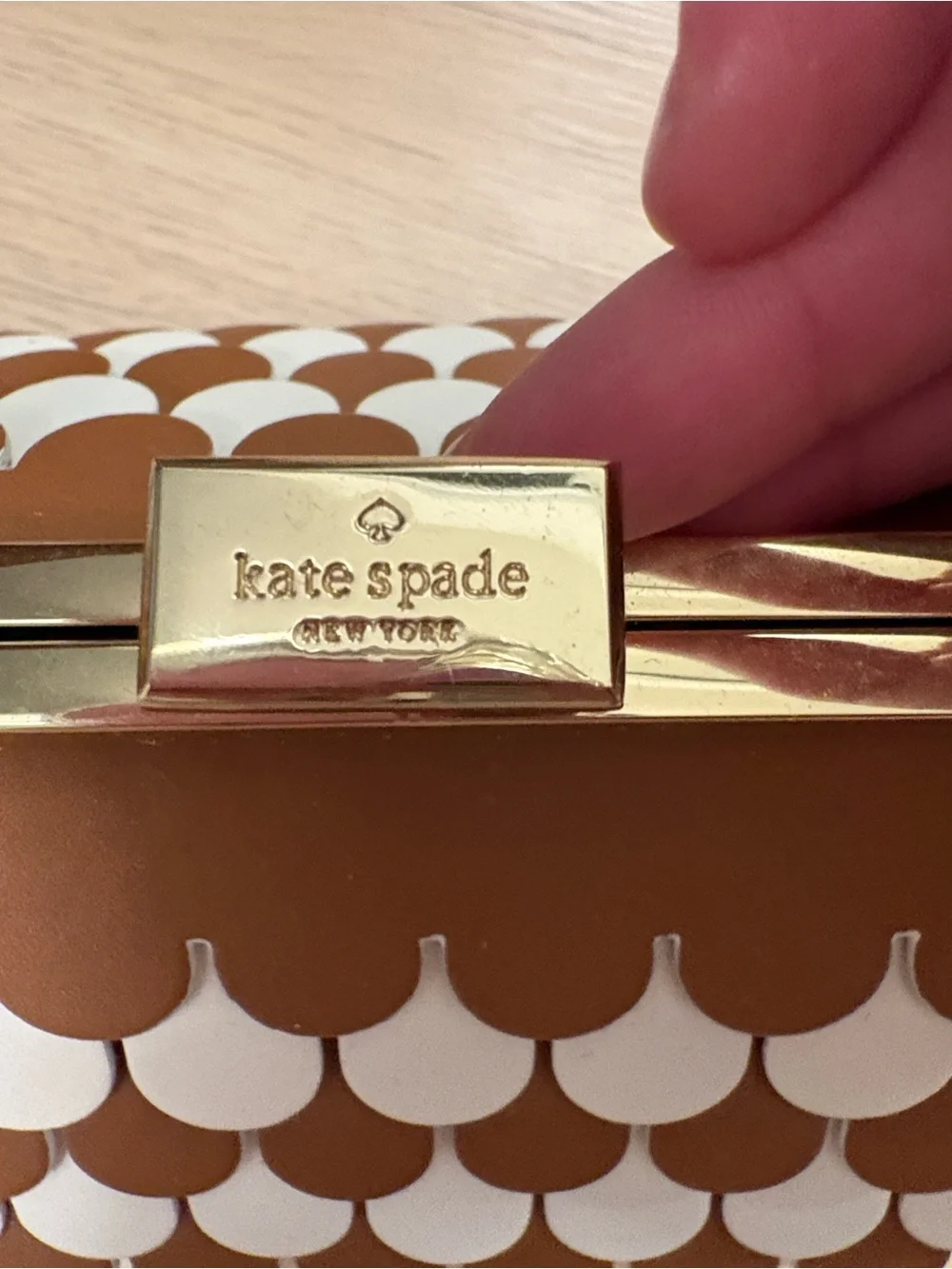 Kate Spade Gingerbread House Novelty Purse